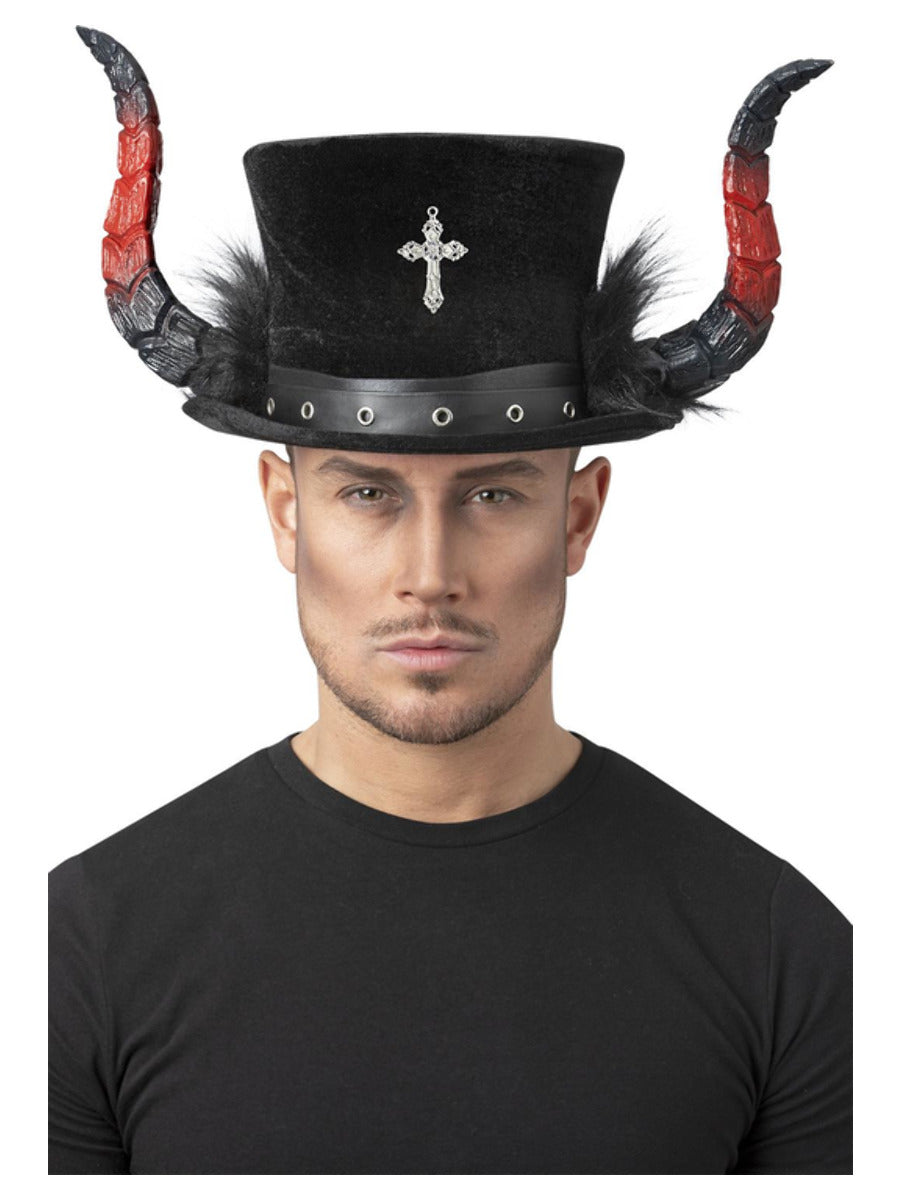 Click to view product details and reviews for Deluxe Devil Top Hat.