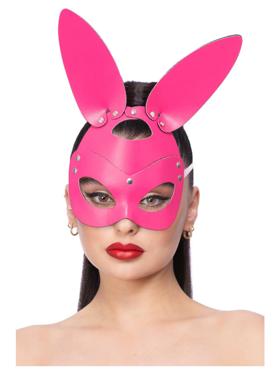 Click to view product details and reviews for Fever Pink Mock Leather Rabbit Mask.
