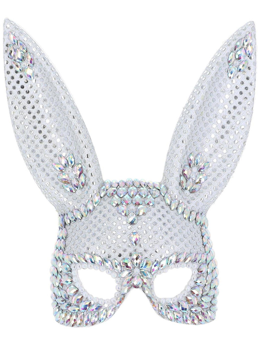 Click to view product details and reviews for Fever Silver Jewel Bunny Mask.