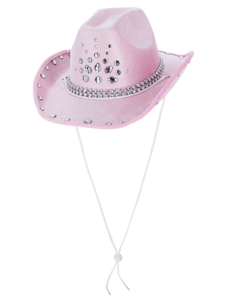 Click to view product details and reviews for Baby Pink Rhinestone Cowboy Hat.