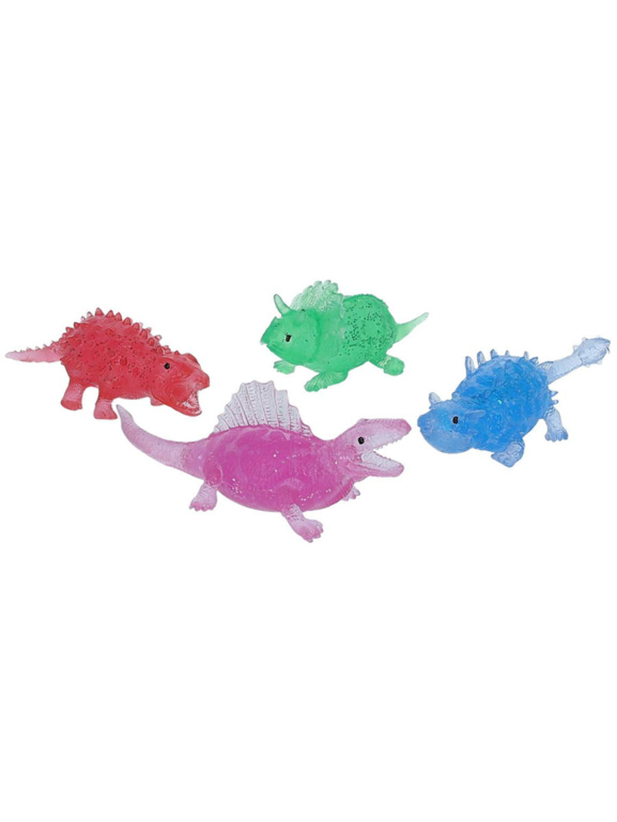 Click to view product details and reviews for Squeezy Glitter Dinosaurs 16pcs.