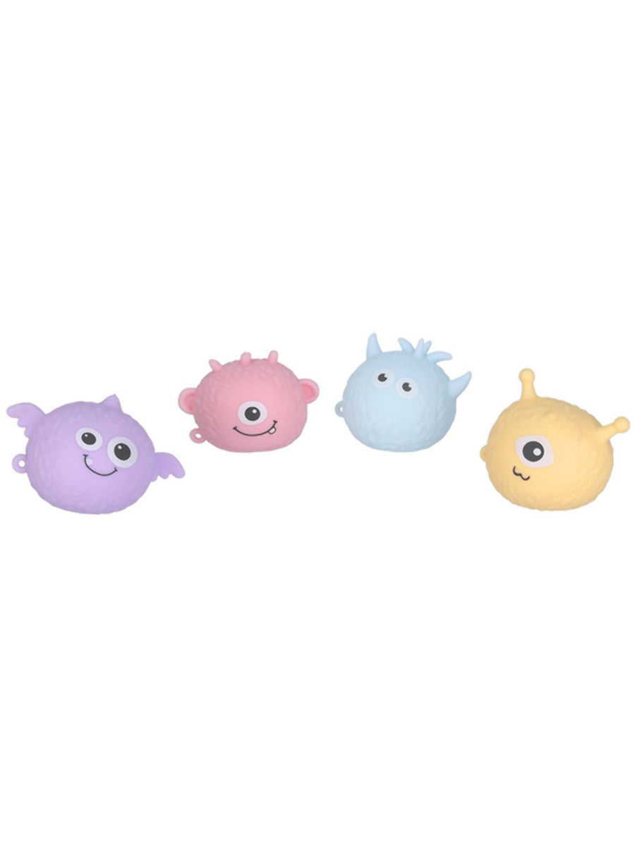 4 Squeezy Monsters 12pcs