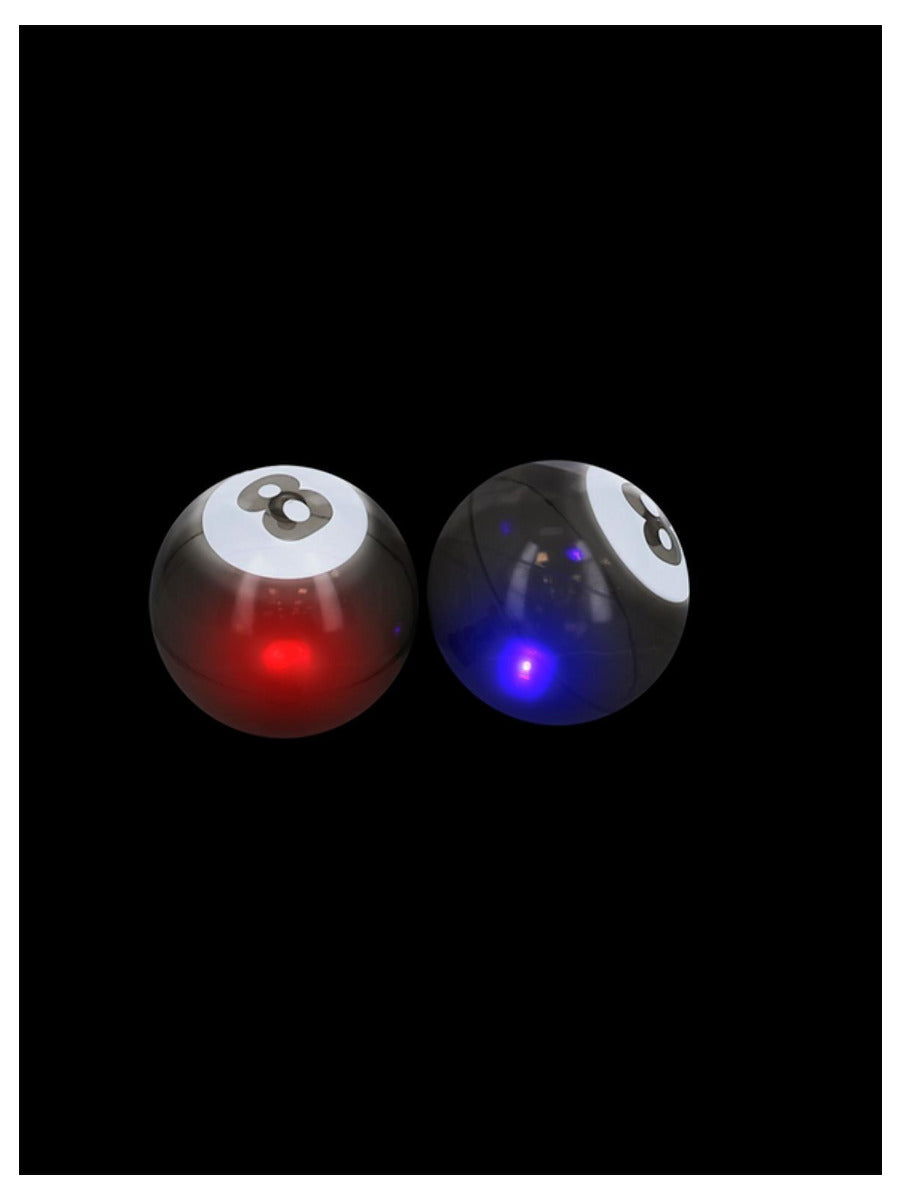 4 Light Up Lucky Bouncing 8 Ball 6pcs