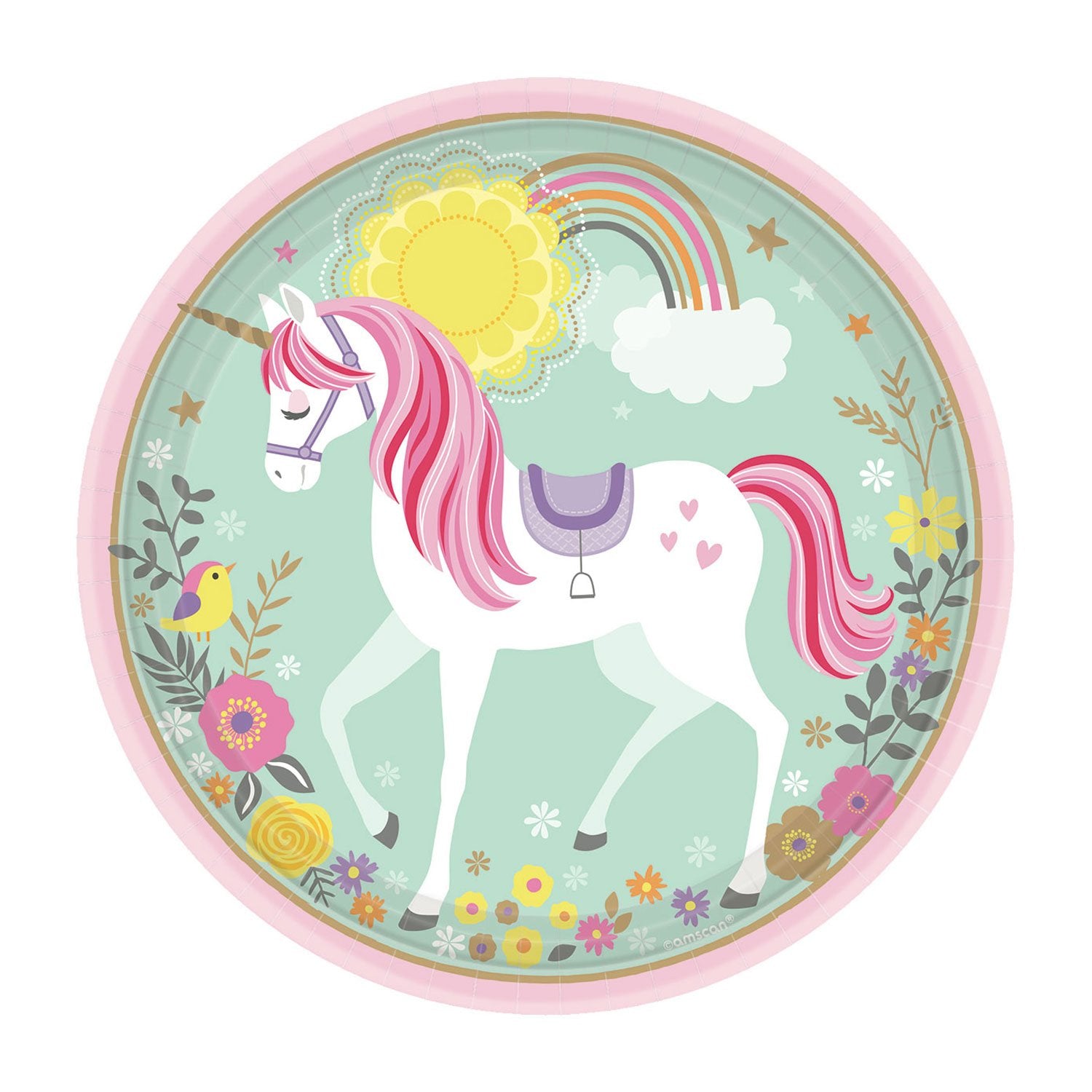 Click to view product details and reviews for Magical Unicorn Paper Plates 23cm.