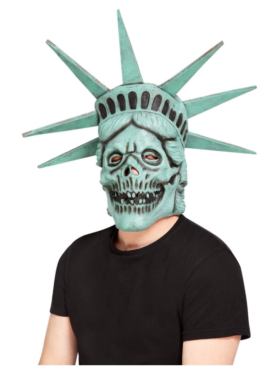 Click to view product details and reviews for Smiffys Liberty Skull Overhead Mask Fancy Dress.