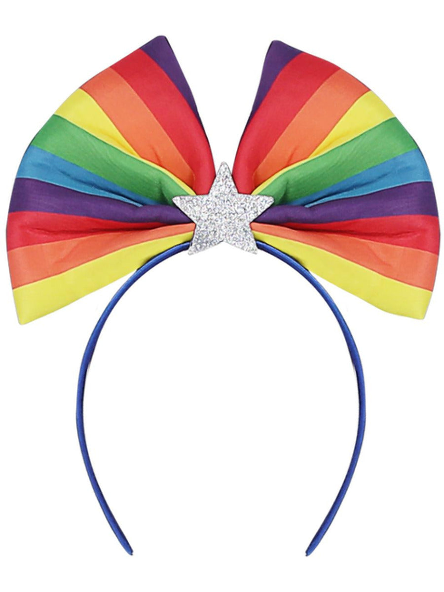 Click to view product details and reviews for Rainbow Flag Bow Headband.