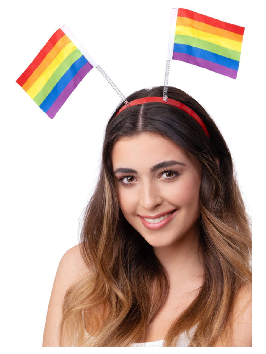Click to view product details and reviews for Pride Rainbow Flag Bopper Headband.