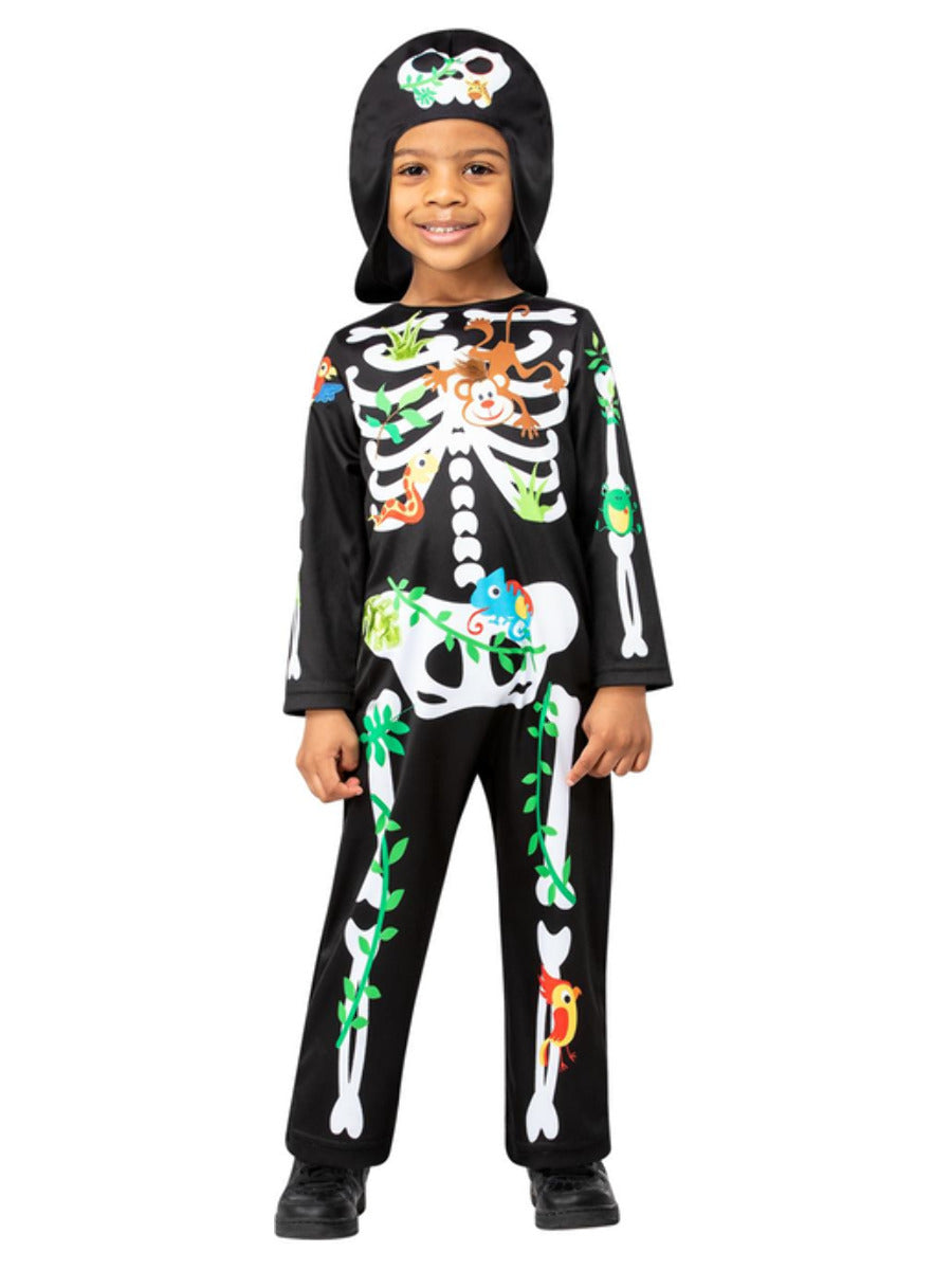 Jungle Skeleton Costume Small Age 4 6