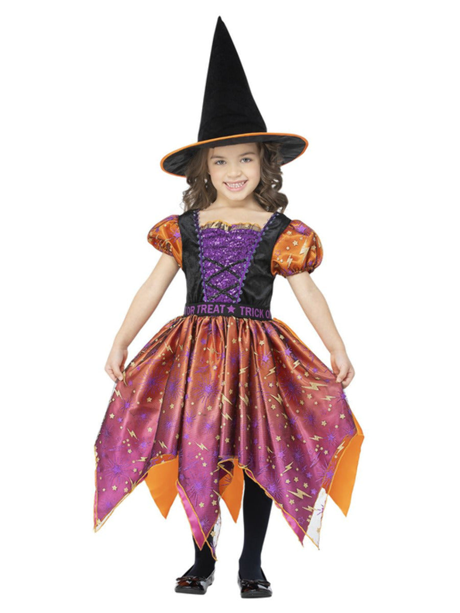 Moon Stars Witch Costume Medium Age 7 9