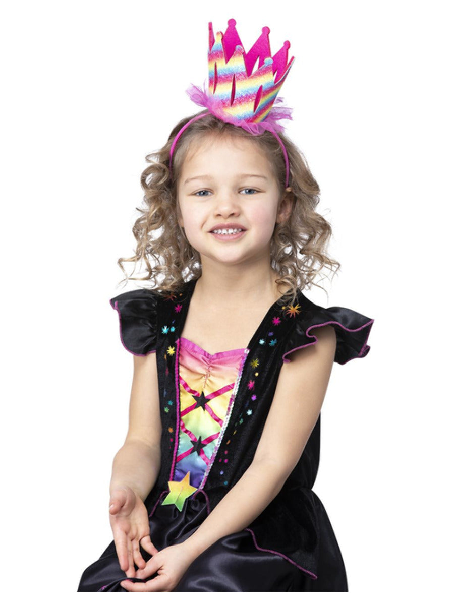 Click to view product details and reviews for Rainbow Glitter Crown Headband.