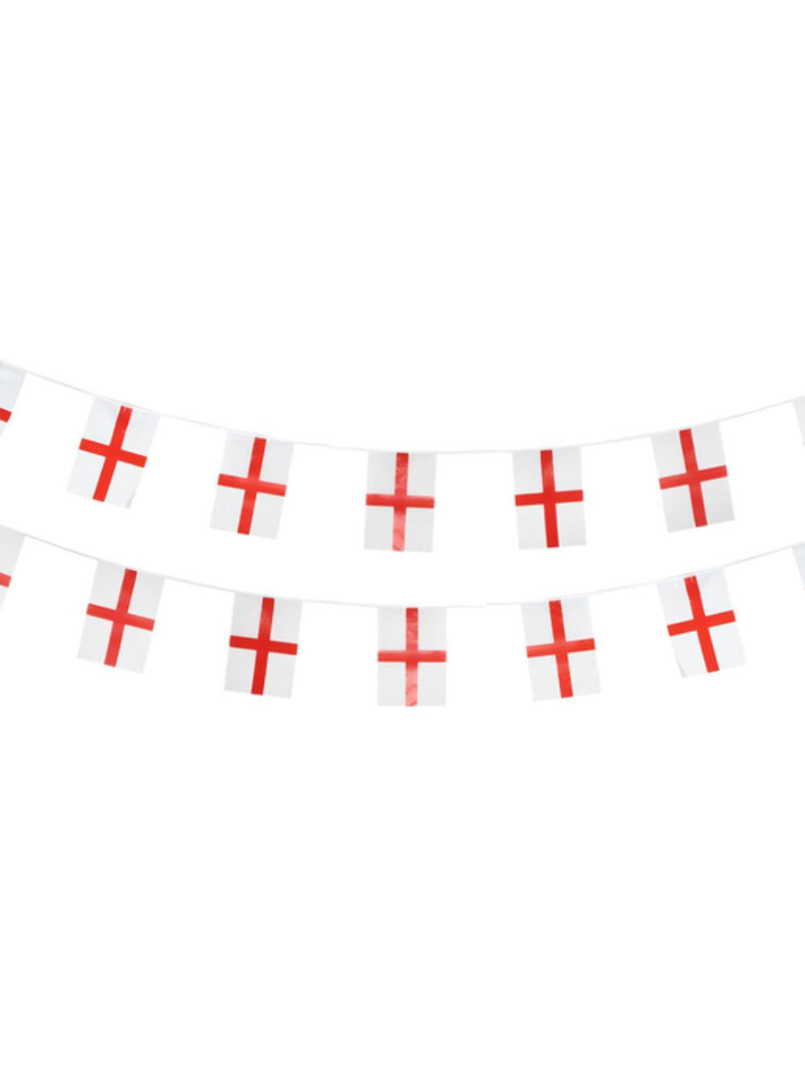 Click to view product details and reviews for England Flag Rectangle Bunting Plastic.