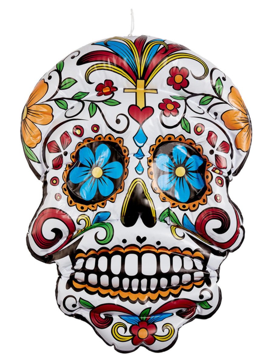 Click to view product details and reviews for Smiffys Inflatable Day Of The Dead Hanging Skull Fancy Dress.