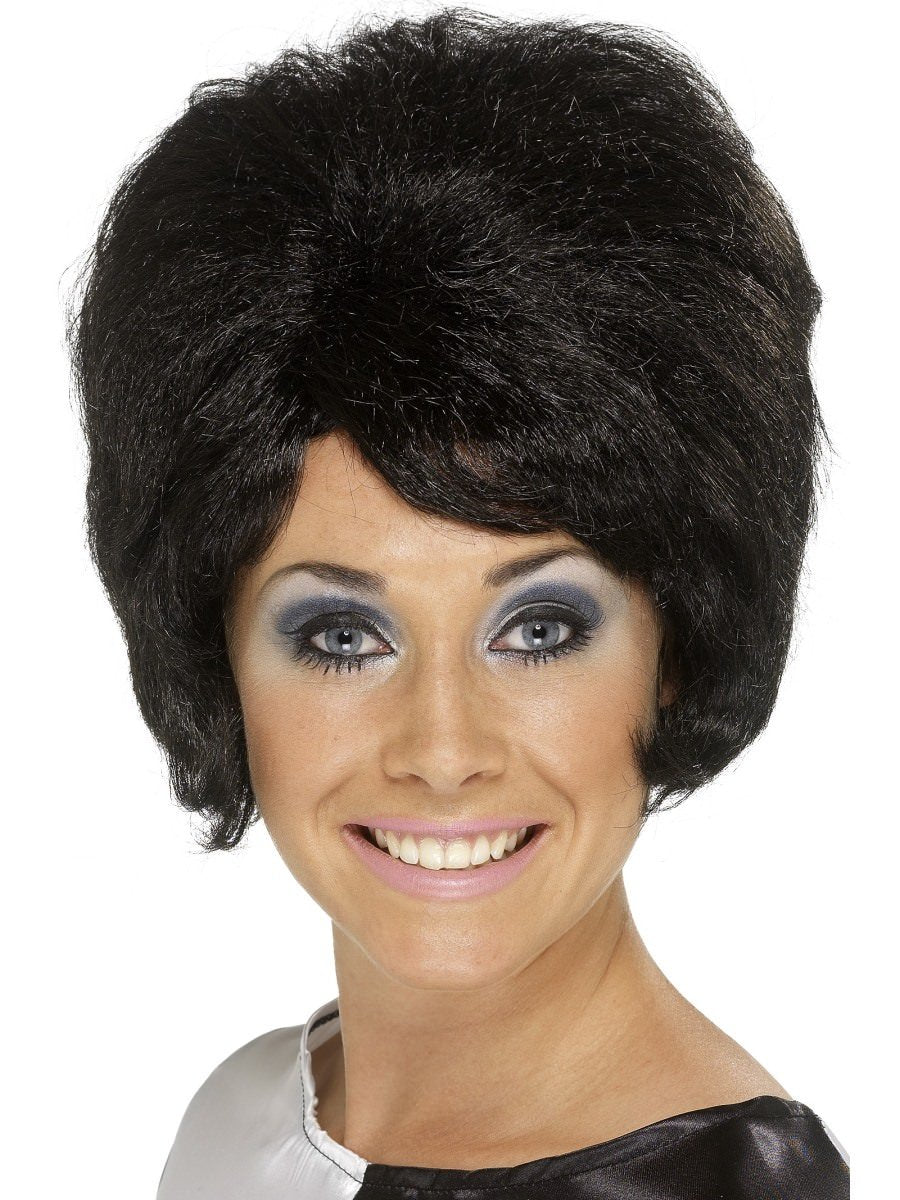 Click to view product details and reviews for Smiffys 60s Beehive Wig Black Fancy Dress.