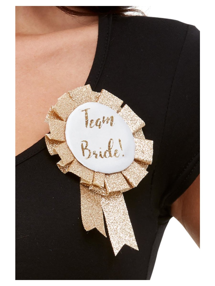 Click to view product details and reviews for Smiffys Team Bride Rosette Fancy Dress.