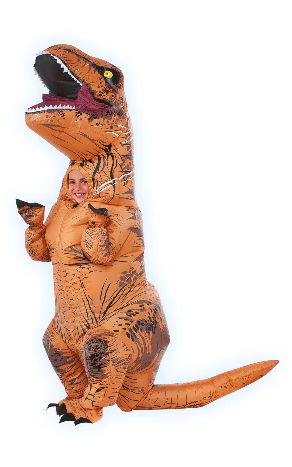 Click to view product details and reviews for Jurassic World Inflatable T Rex Kids Costume.