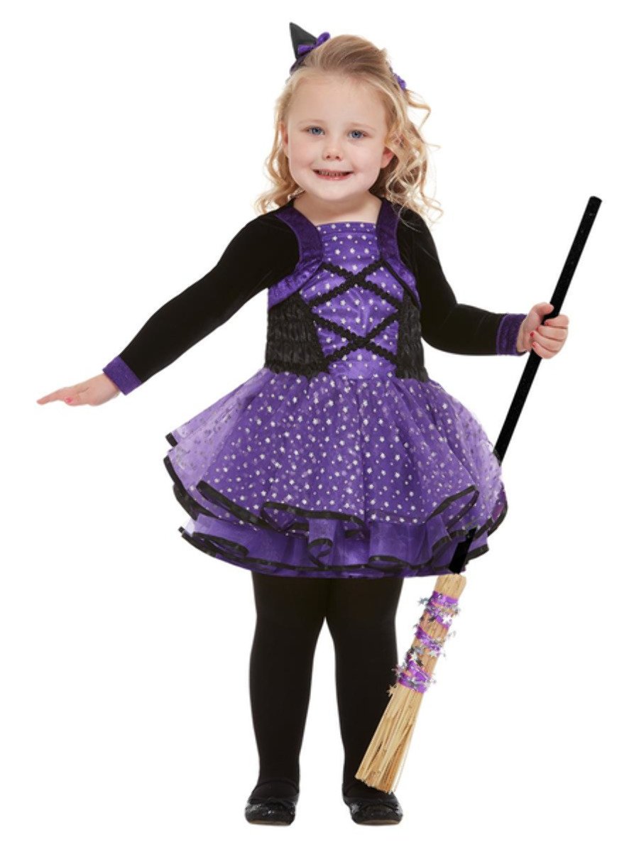 Smiffys Toddler Pretty Star Witch Costume Fancy Dress Toddler Age 3 4