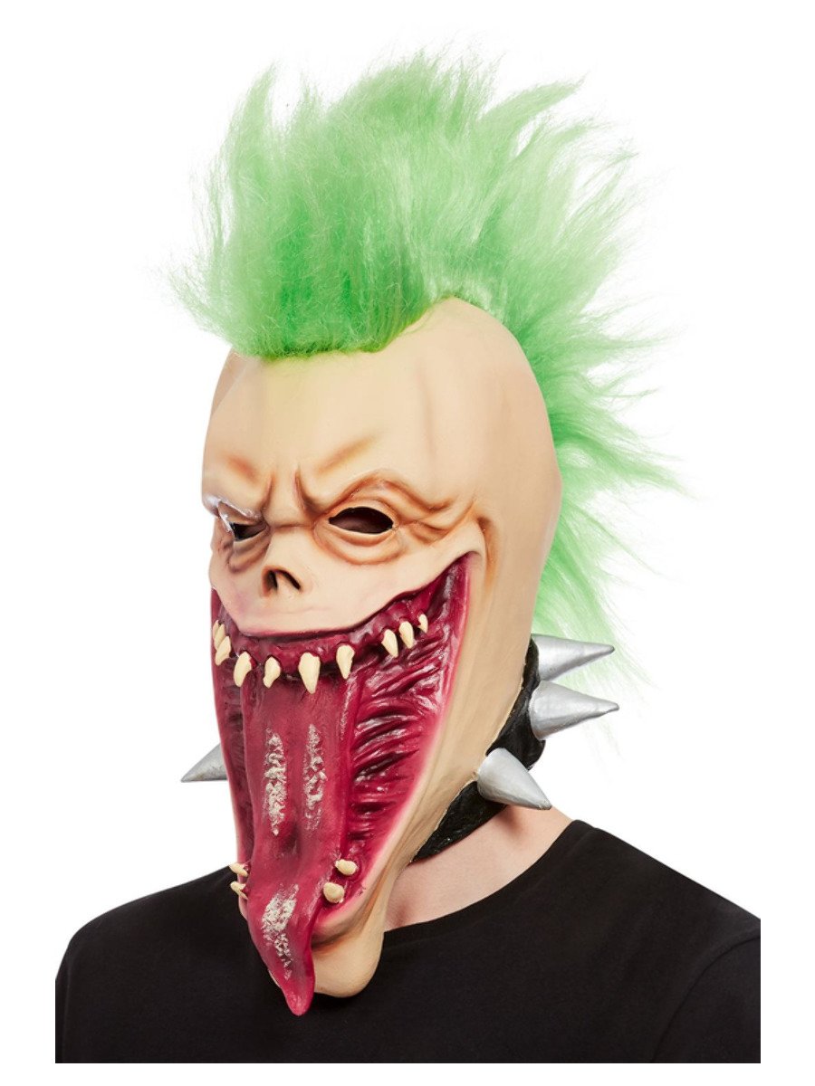 Click to view product details and reviews for Smiffys Punk Skull Overhead Mask Fancy Dress.