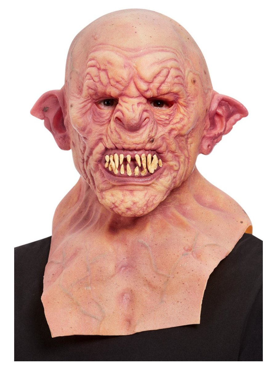 Smiffys Deluxe Veined Demon Overhead Neck Mask Fancy Dress