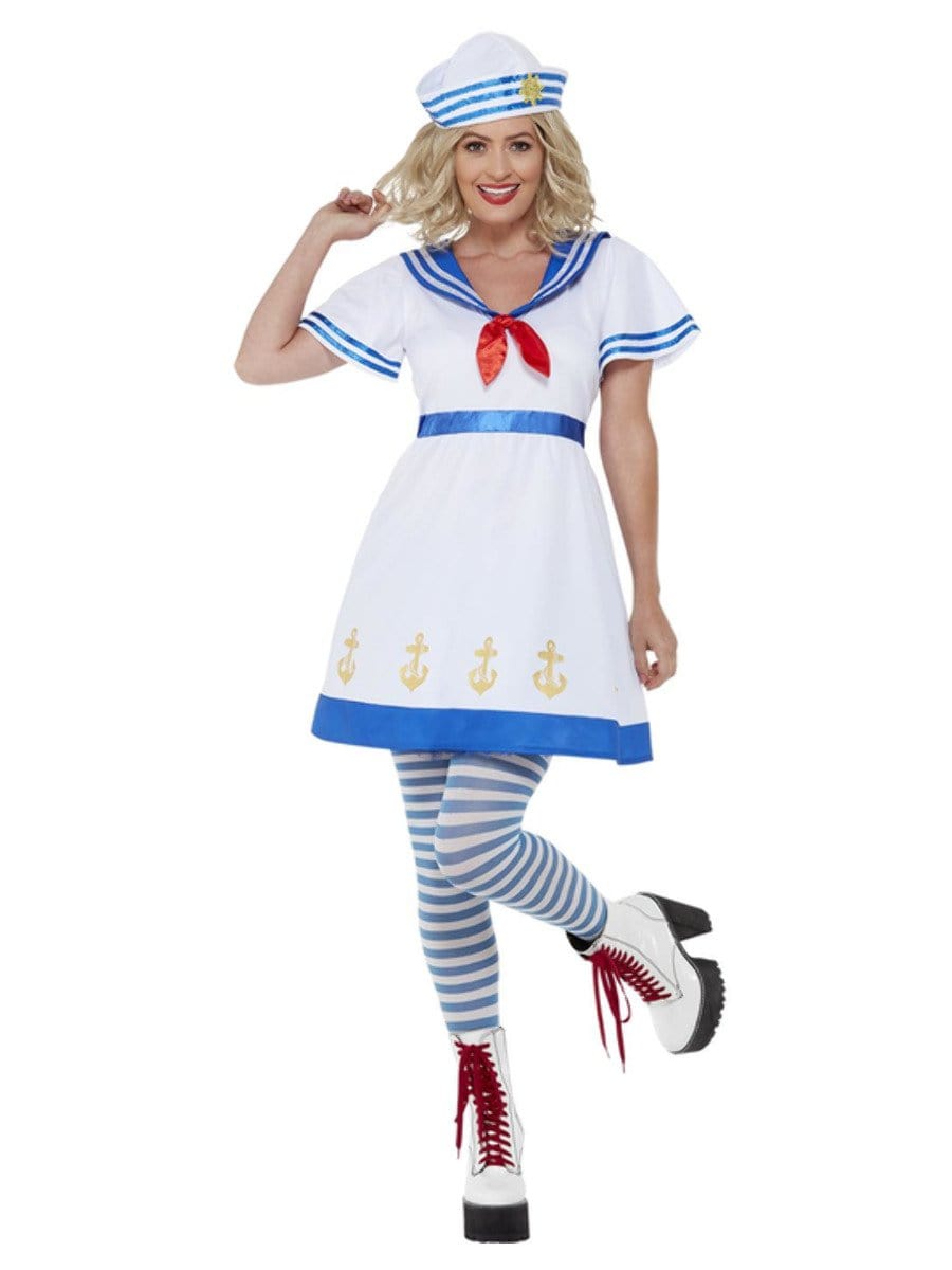 Click to view product details and reviews for Smiffys Womens High Seas Sailor Costume Fancy Dress Medium Uk 12 14.