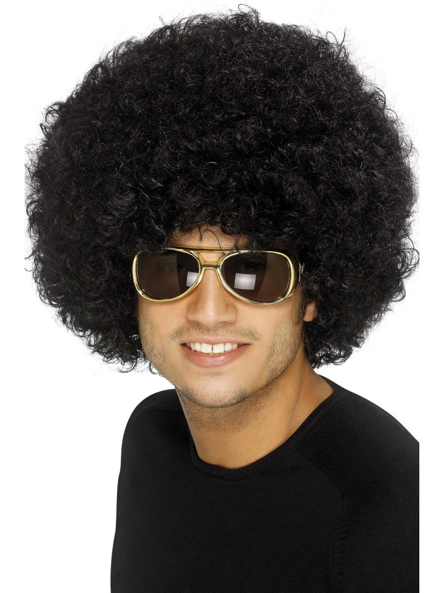 Click to view product details and reviews for Smiffys 70s Funky Afro Wig Black Fancy Dress.