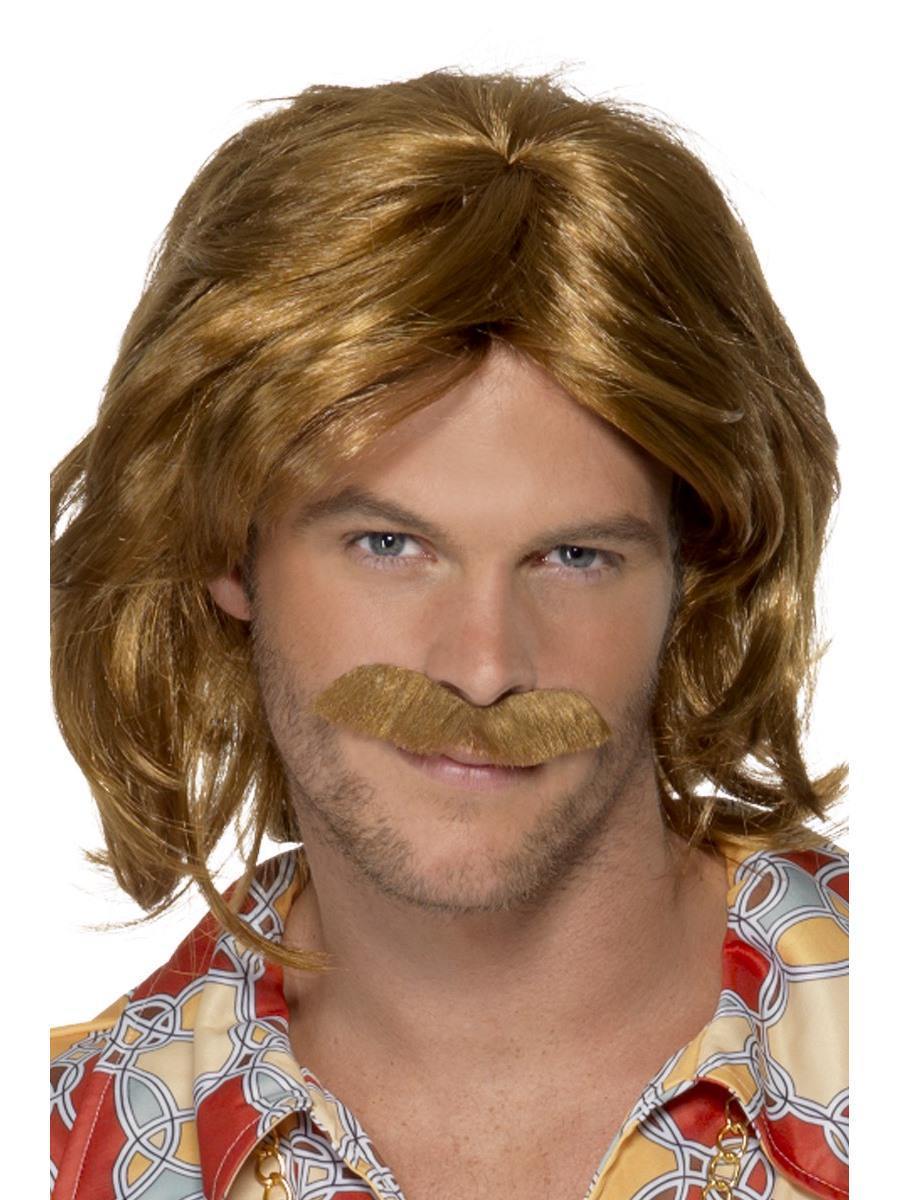 Smiffys 70s Super Trouper Wig Moustache Fancy Dress