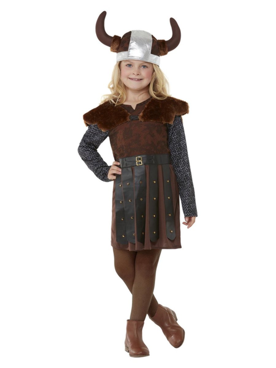 Viking Costume Girls Small Age 4 6