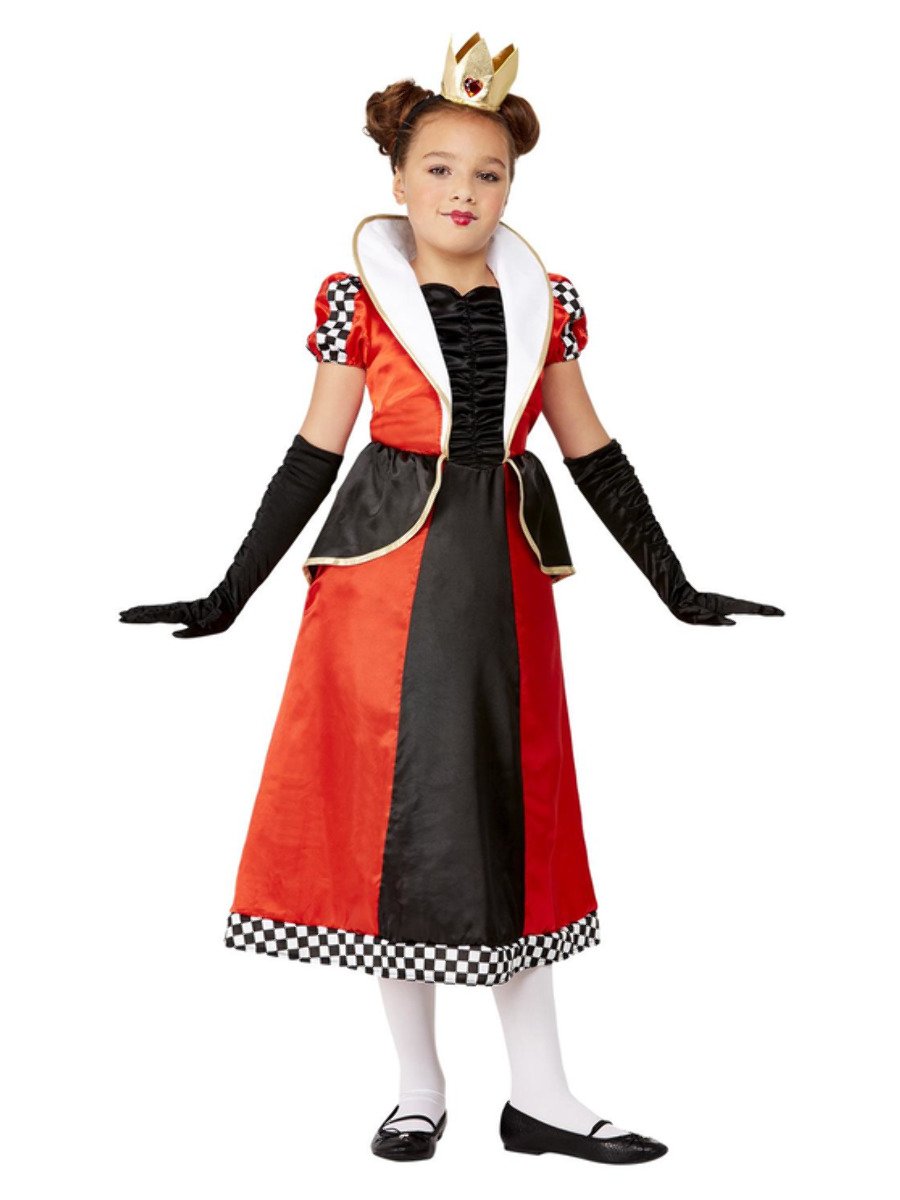 Queen Of Hearts Costume Girls Medium Age 7 9