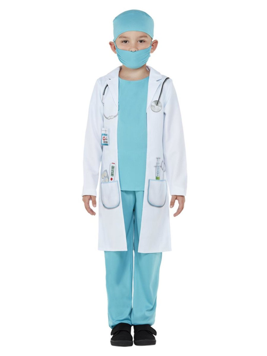Kids Doctor Costume Medium Age 7 9