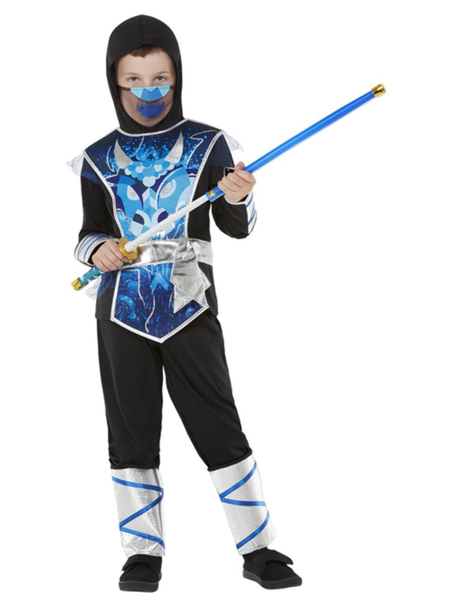 Boys Ninja Warrior Costume Medium Age 7 9