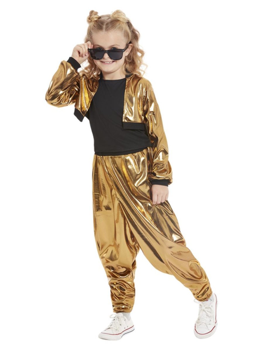 Girls 80s Hammer Time Costume Large Age 10 12