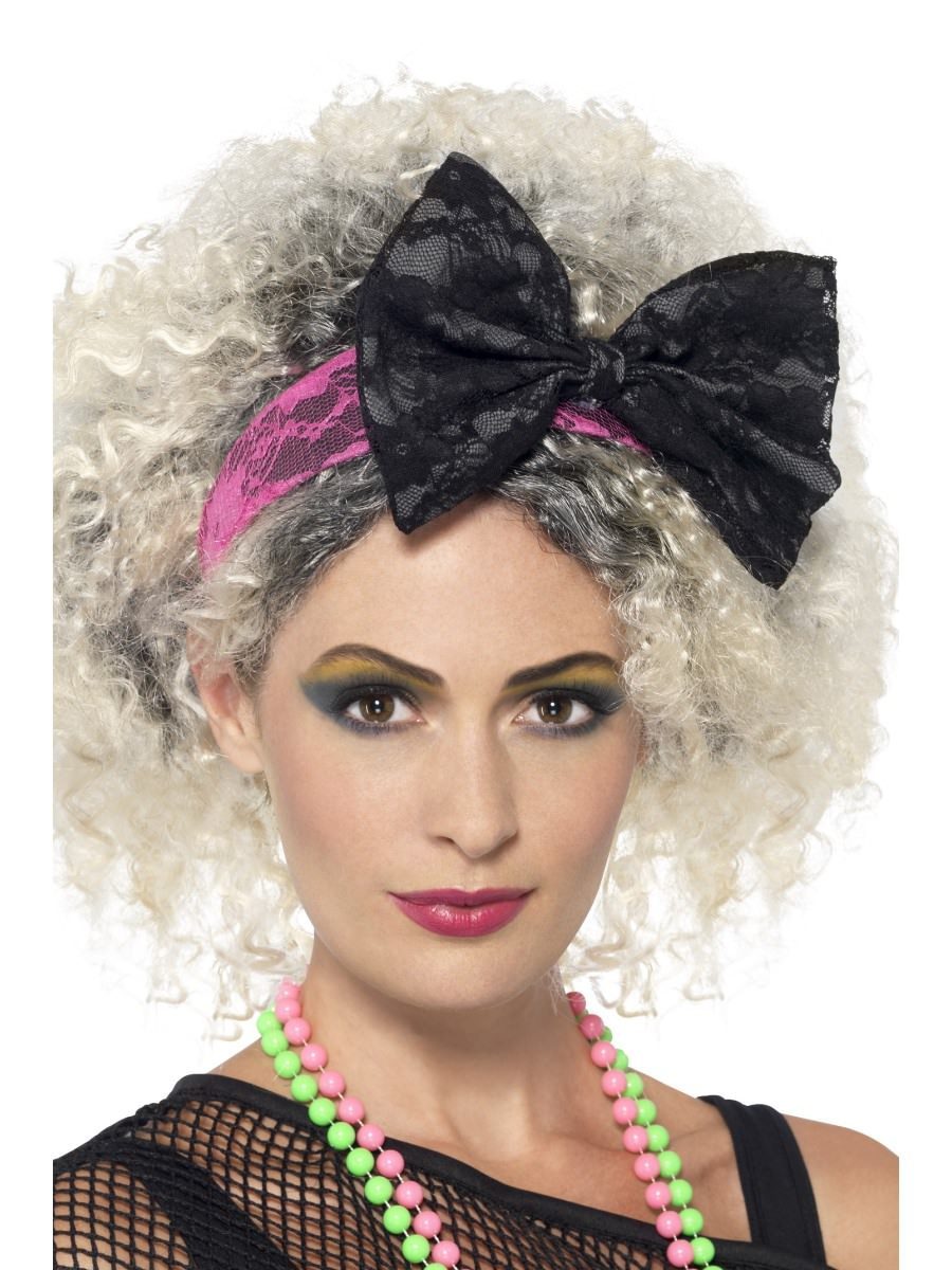Click to view product details and reviews for Smiffys 80s Lace Headband Fancy Dress.