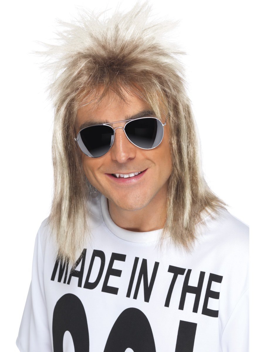 Click to view product details and reviews for Smiffys 80s Mullet Wig Blonde Fancy Dress.