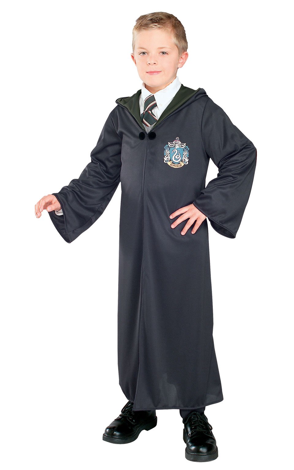 Harry Potter Child Slytherin Robe Costume Medium Age 5 6