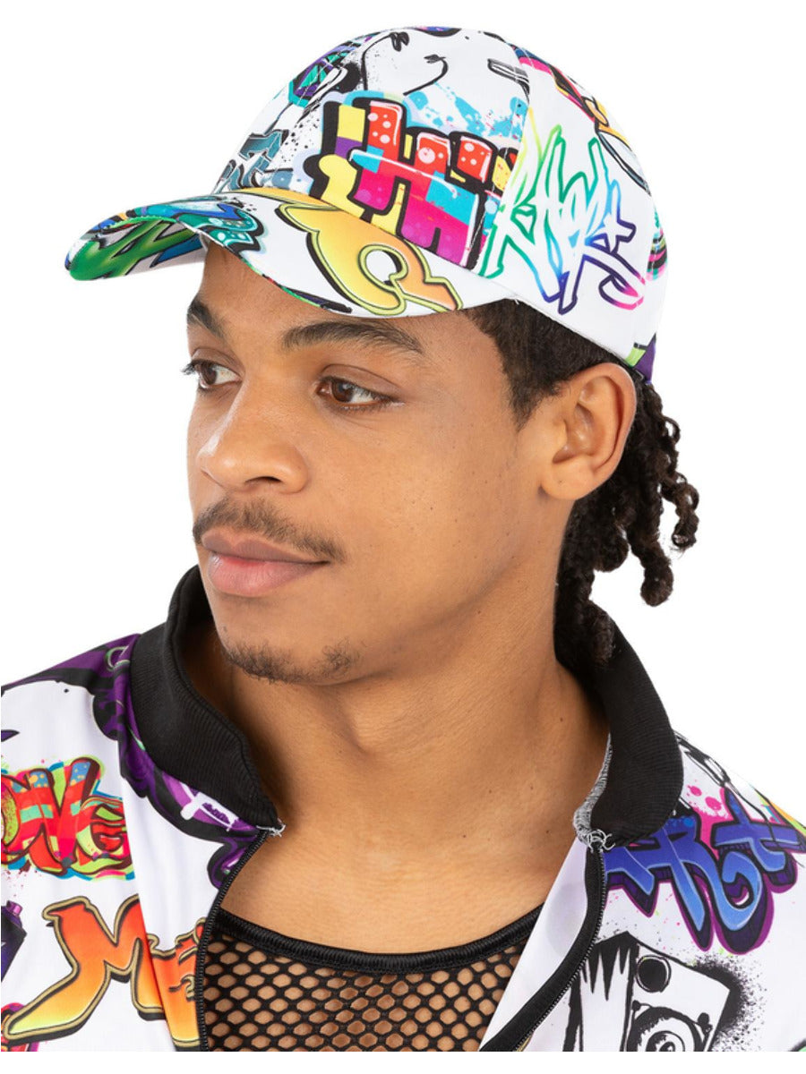 Click to view product details and reviews for 90s Graffiti Peaked Cap.