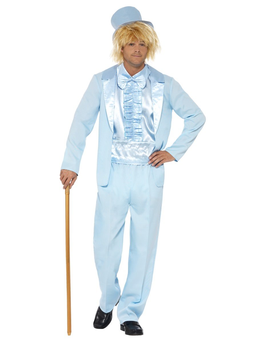 Click to view product details and reviews for Smiffys 90s Stupid Tuxedo Costume Blue Fancy Dress Large Chest 42 44.