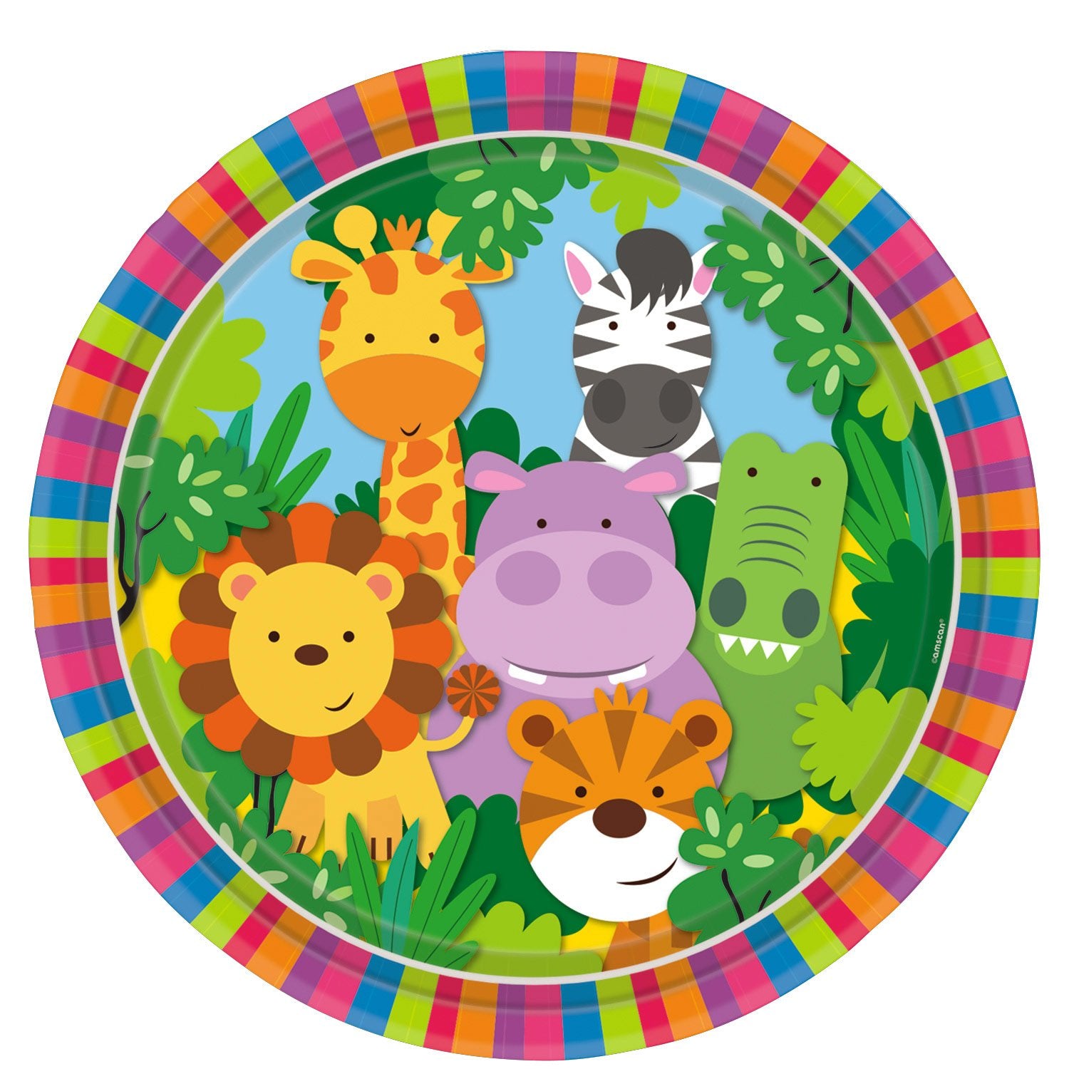 Click to view product details and reviews for Jungle Friends Paper Plates 23cm.