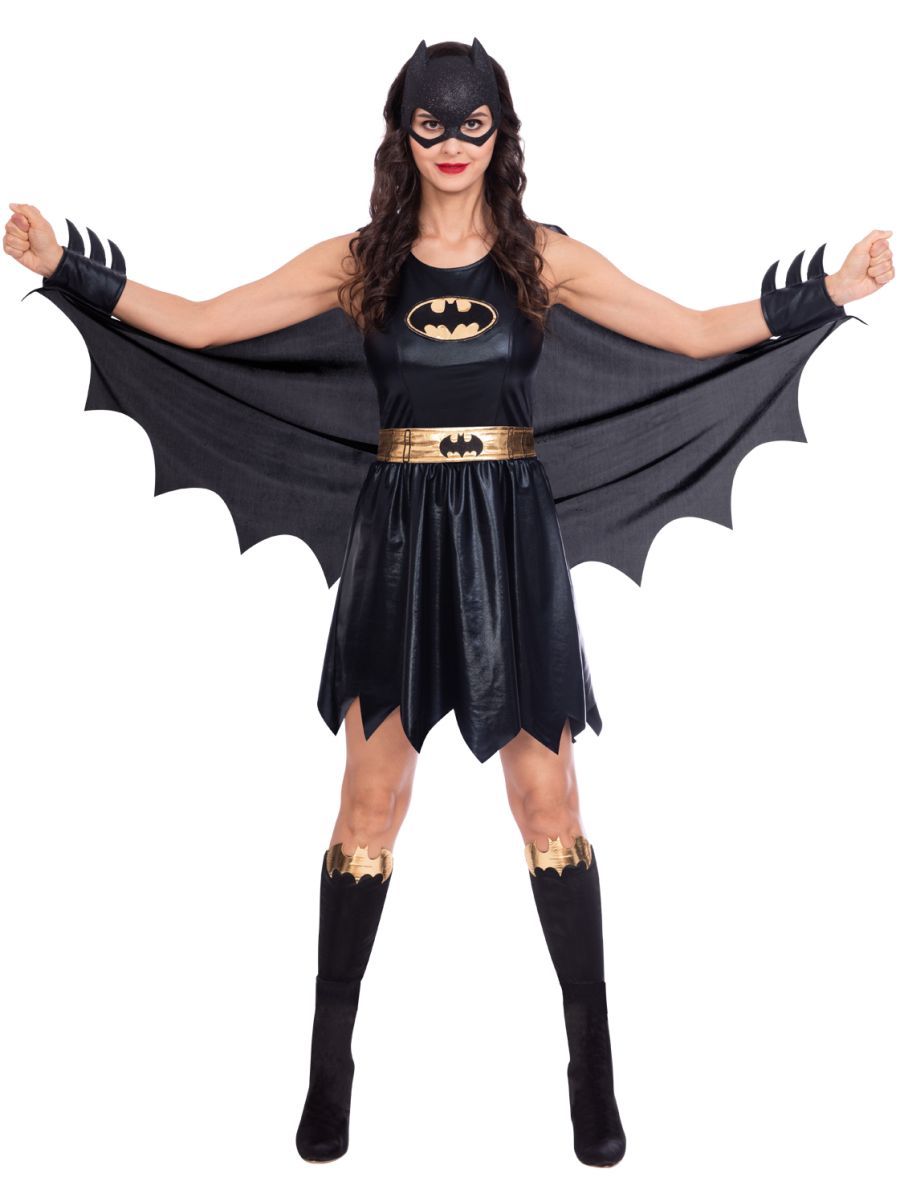 Photos - Fancy Dress Amscan Batgirl Classic Womens Costume, UK 8-10 