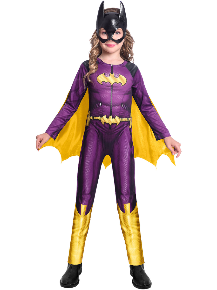 Batgirl Comic Style Girls Costume 4 6 Years
