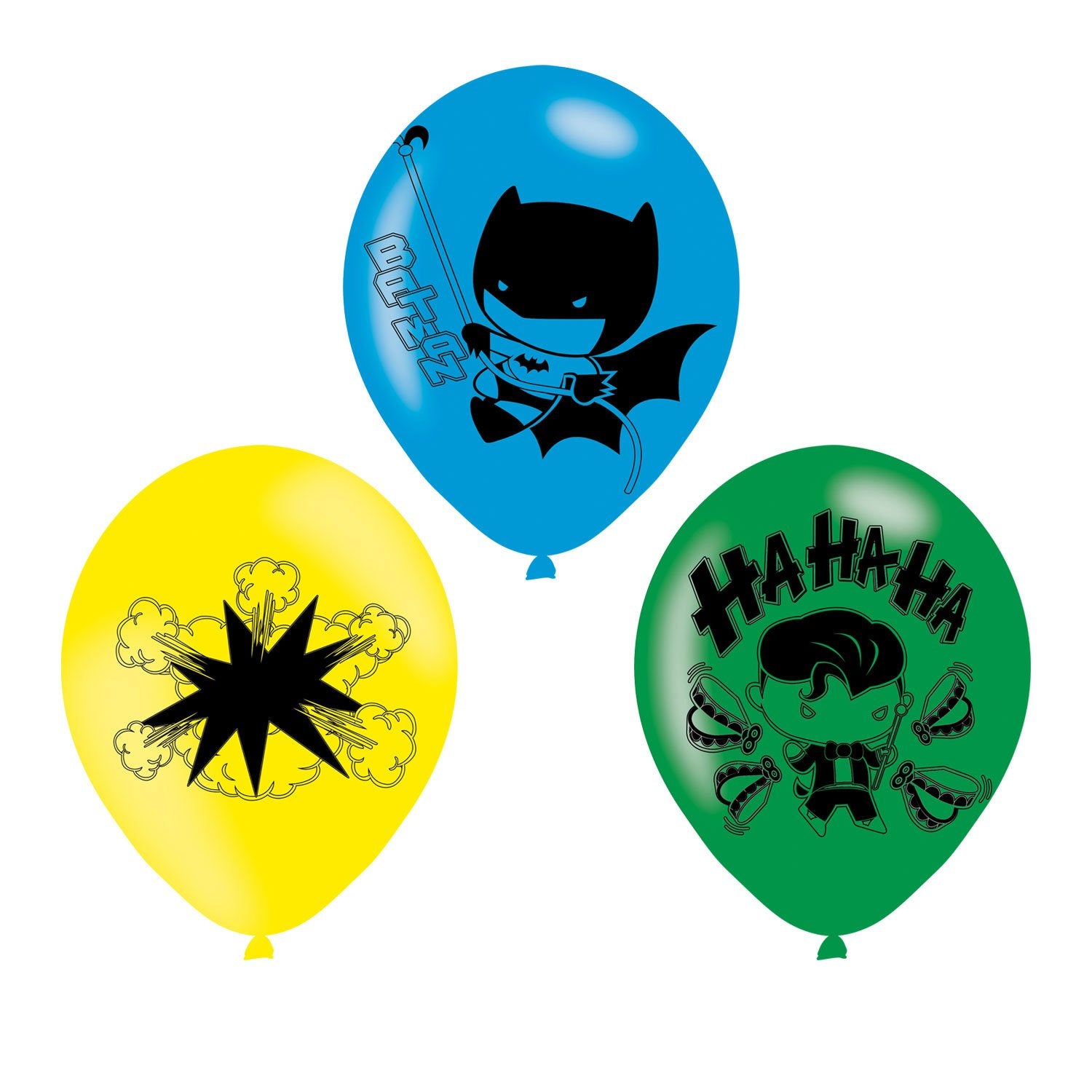 Amscan Batman Joker Balloons 11 Latex Fancy Dress