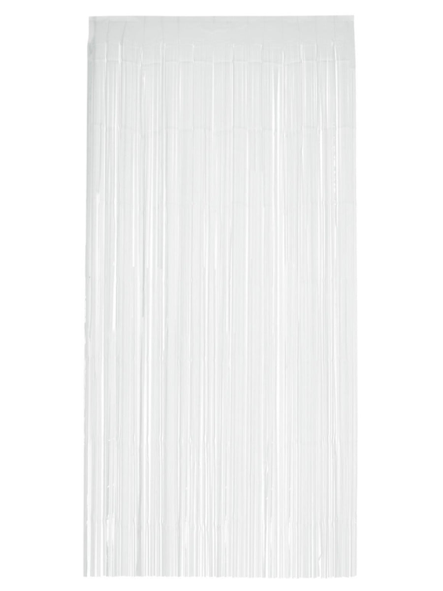 Click to view product details and reviews for Matt Fringe Curtain Backdrop White.