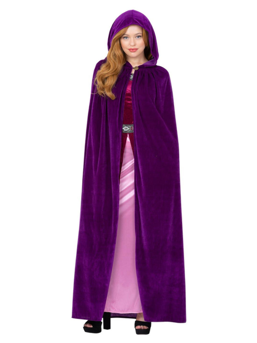 Click to view product details and reviews for Deluxe Cloak Amethyst Purple Adults.