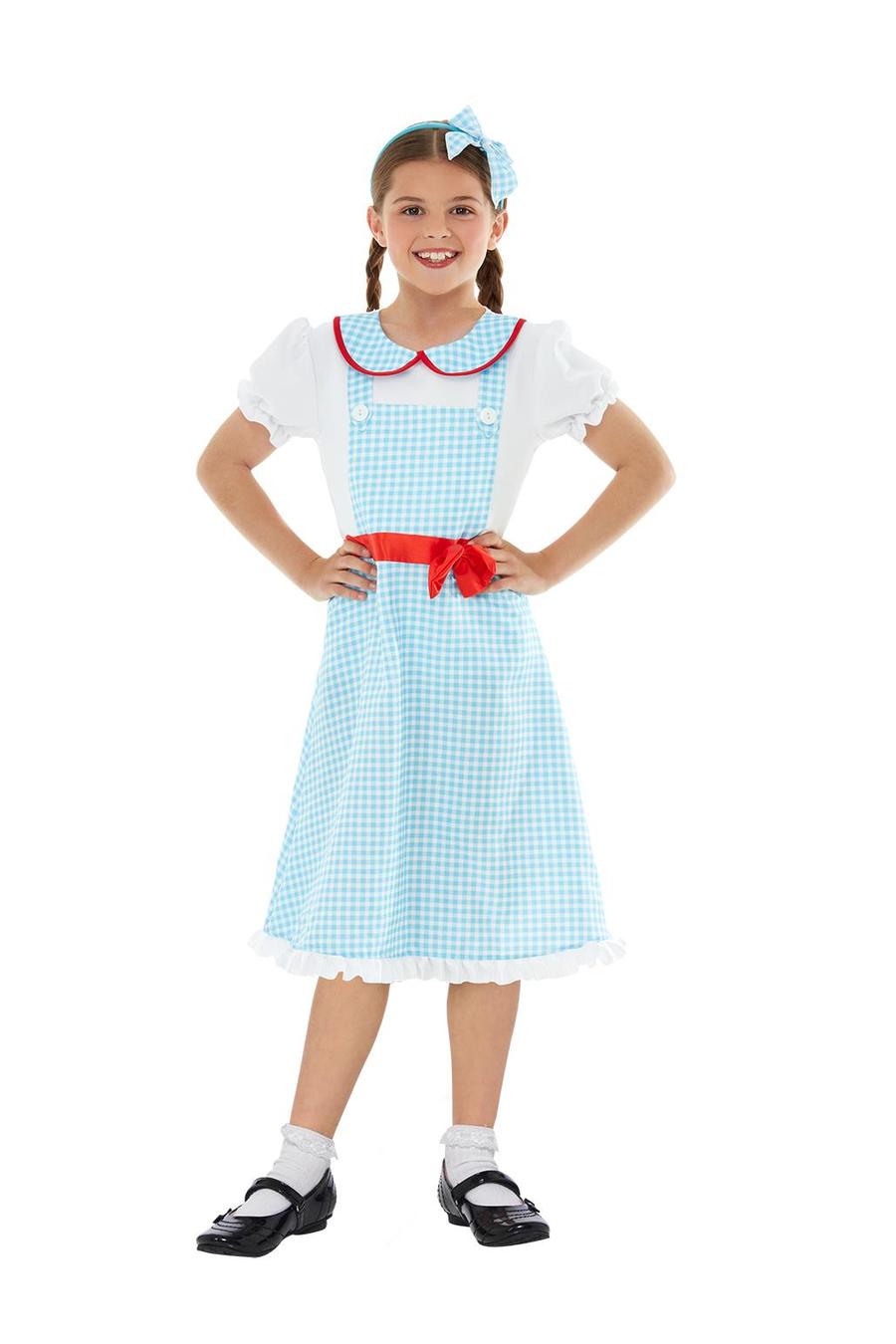 Smiffys Fancy Dress Country Girl Costume Fancy Dress Medium Age 7 9