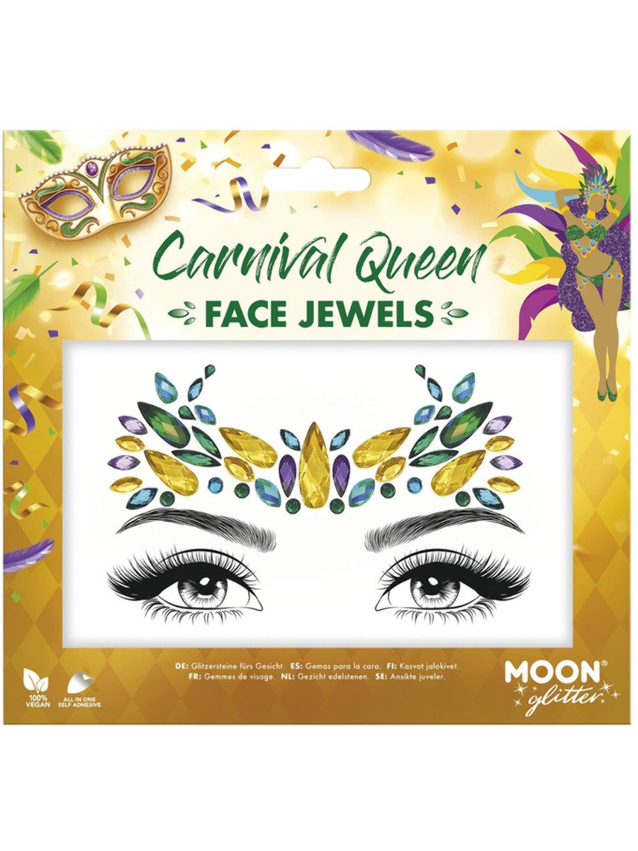 Click to view product details and reviews for Smiffys Moon Glitter Face Jewels Carnival Queen Fancy Dress.