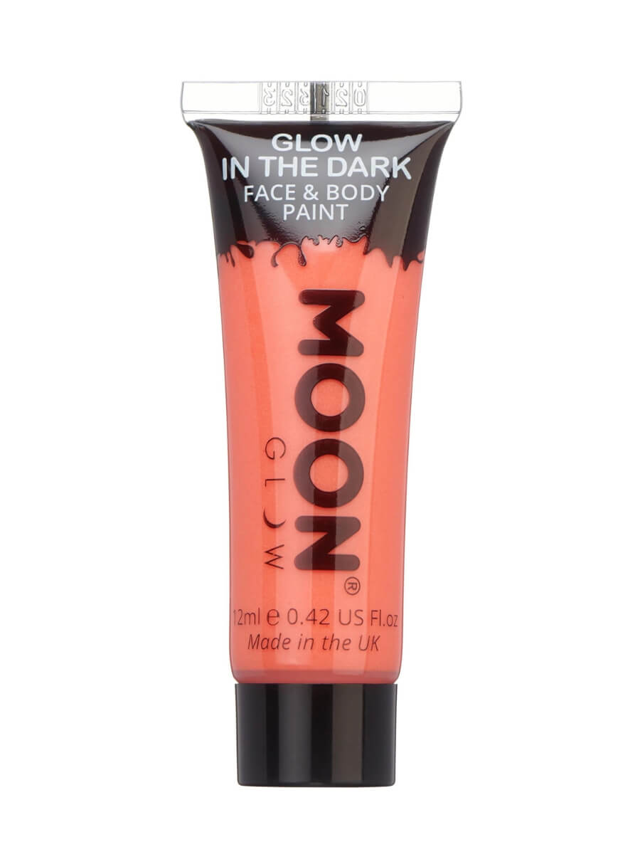 Click to view product details and reviews for Glow In The Dark Face Paint By Moon Glow Red.