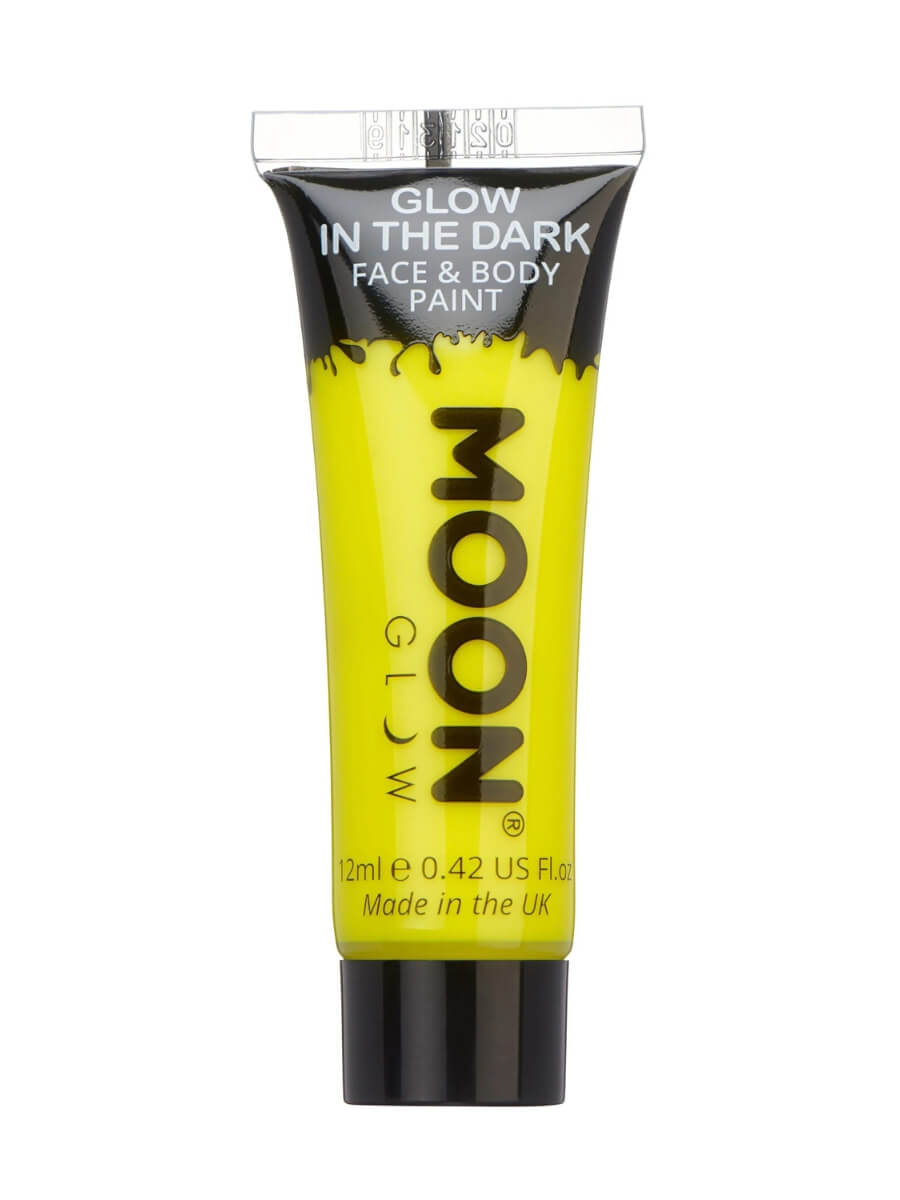 Click to view product details and reviews for Glow In The Dark Face Paint By Moon Glow Yellow.