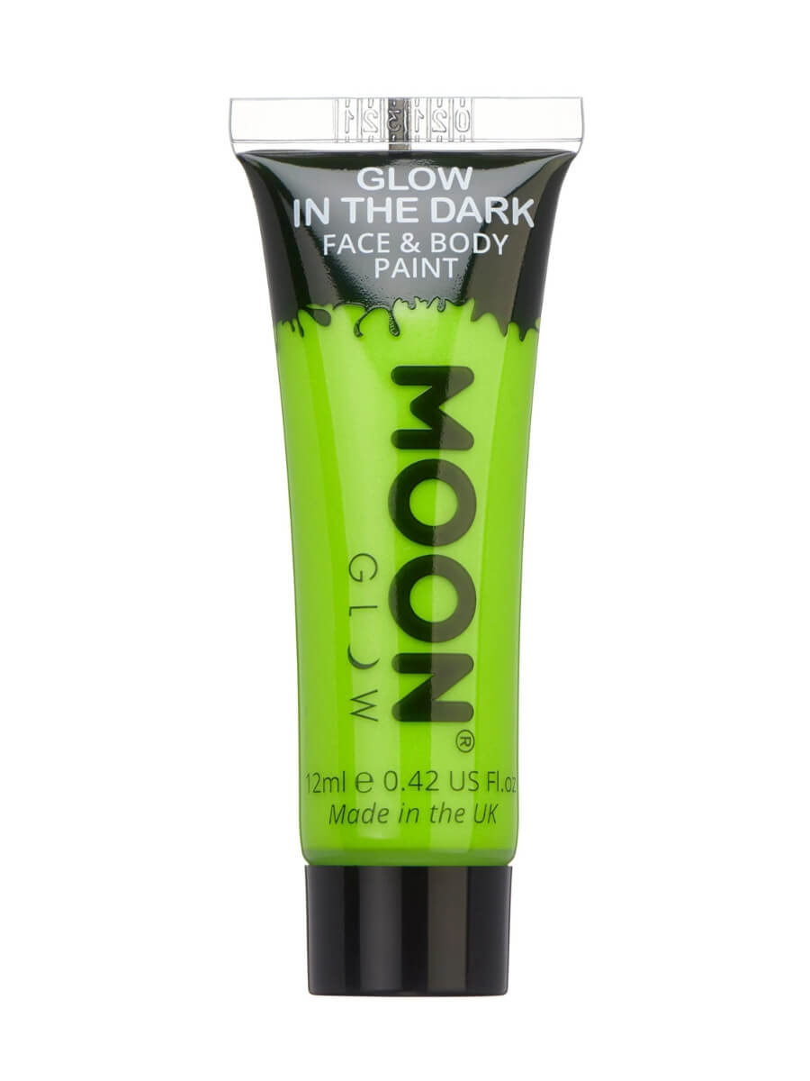 Click to view product details and reviews for Glow In The Dark Face Paint By Moon Glow Green.