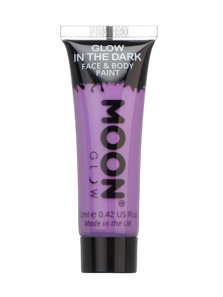 Click to view product details and reviews for Glow In The Dark Face Paint By Moon Glow Purple.