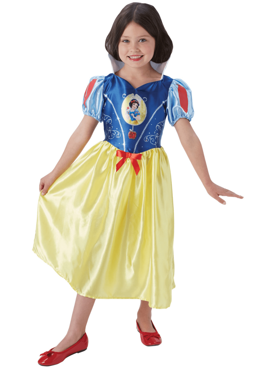 Girls Fairytale Snow White Costume Medium Age 5 6