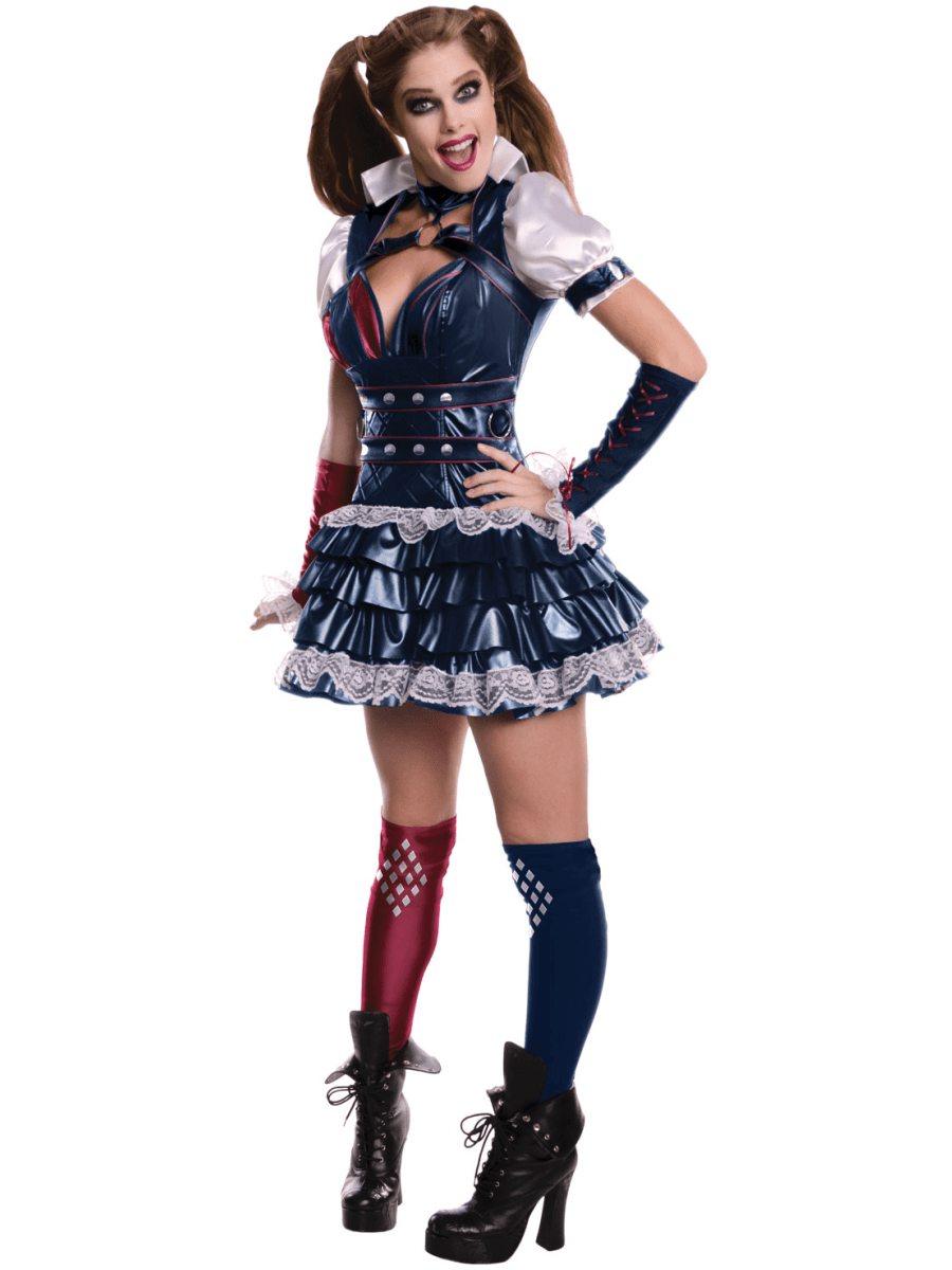 Click to view product details and reviews for Womens Arkham Knight Harley Quinn Costume X Small.