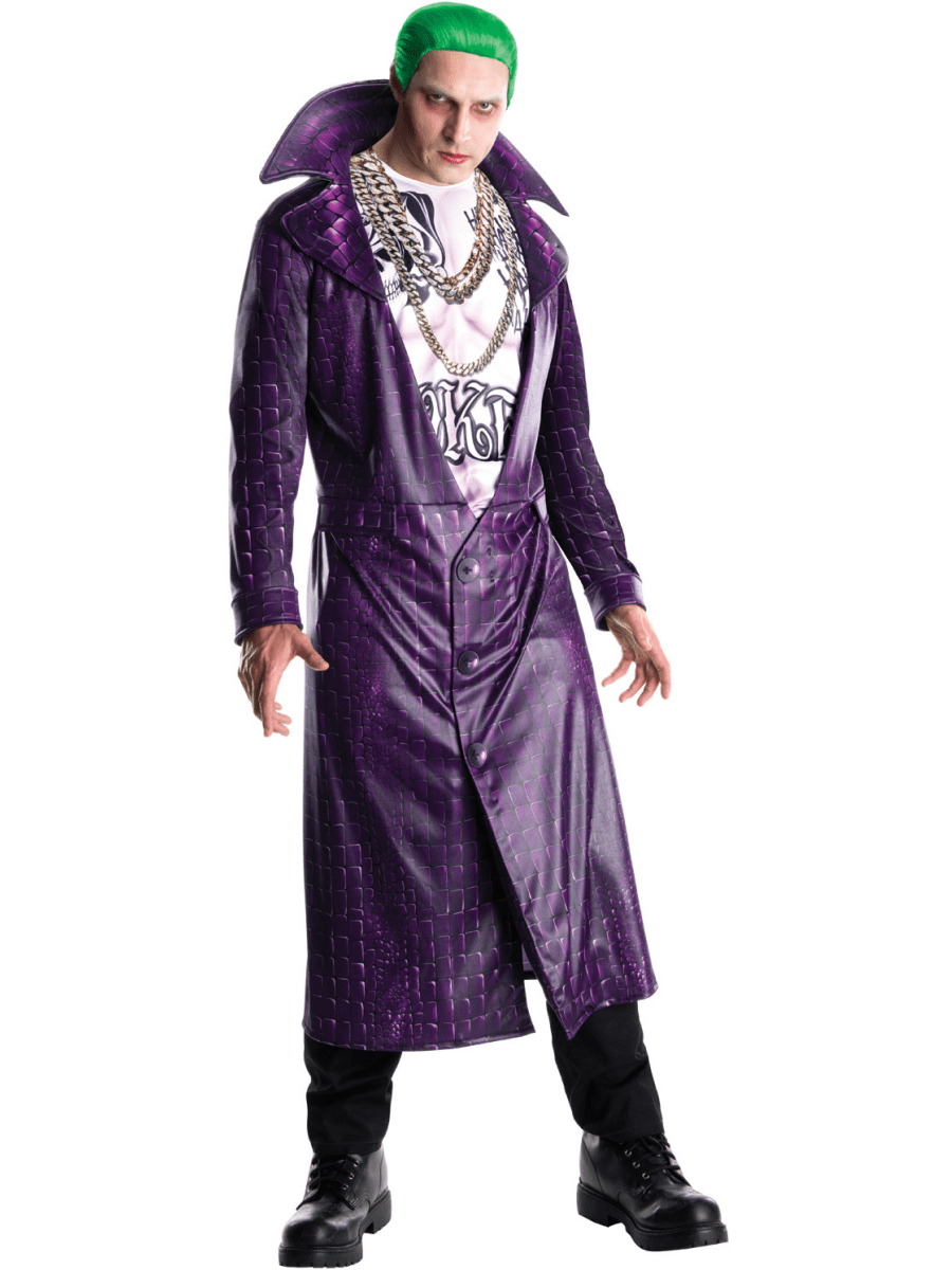 Mens Deluxe Suicide Squad Joker Costume Standard